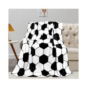Soccer Blanket, Soccers Gifts for Boys Girls Soccer Lovers, Machine Washable Soft Fleece Throw Blankets for Kids Toddlers Teens, Soccers Decor for Bedroom Lving Room Play Room