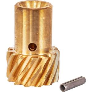 JEGS Bronze Distributor Gear | Fits Small And Big Block Chevy V8 Engines | 0.491in.Shaft | Made In USA