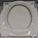 KOHLER K-4775-96 Brevia Round Toilet Seat with Quick-Release Hinges And Quick-Attach Hardware For Easy Clean, Biscuit