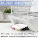 COIDEA 96PCS Blank Postcards for Mailing, 4 x 6 inches Post Cards for Mailing, 300 GSM Kraft Cardstock Paper Mailable Printable Postcards Bulk for Birthday, Thank You, Business Postcards