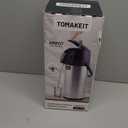 Airpot Coffee Dispenser Thermal with Pump,3L/102 Oz Insulated Stainless Steel Large Airpot Coffee Carafe Lever Action for Hot/Cold Water,Thermal Carafe for Hot Cocoa for Parties (101.4 Ounces)