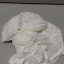 Avidlove Women Snap Crotch Lingerie Sexy Lace Bodysuit Deep V Teddy One Piece Lace Babydoll (Cream White (with Snap Crotch))