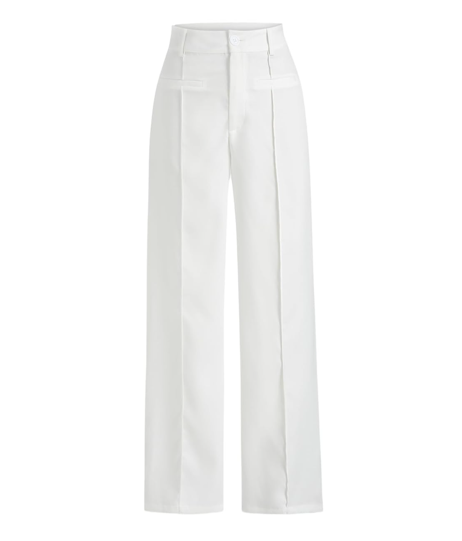 CIDER Work Pants Women Dress Pants High Waist Straight Leg Trousers Business Casual Slacks Office Pants XS