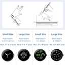 Maledan Band Compatible with Google Pixel Watch Band/Google Pixel Watch 2 Band for Men Women, Soft Silicone Waterproof Strap Replacement Sport Bands for Watch 1/2/ 3/4 41mm 45mm Accessory, S