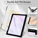 Mektron Case for All-New Amazon Fire HD 10 Tablet 13th Generation 2023 Release, Slim Fit Standing 10.1" Trifold Stand Cover with Auto Sleep/Wake,Floral S752