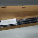 Ivilon Window Curtain Rod End Cap - 1 inch Pole. 120 to 240 Inch. Black