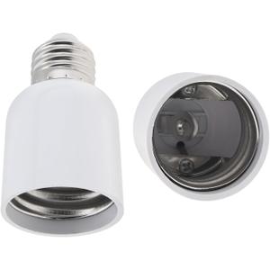 RTNLIT E26 to E39 Mogul Base Adapter, Medium Standard E26 Screw Base to E39 Mogul Light Bulb Lamp Socket Converter, Pack of 2