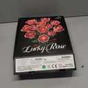 Valentine's Day Gift Pink Rose Bouquet Building Set for Adults Women - 12 Pack Botanical Collection Gift for Christmas Artificial Flowers Botanical Collection Centerpiece Retro Decor