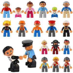 Minifigures Pack, 19PCS People Figures Only Series Building Block, Kids Mini Action Figures for Christmas Stocking Stuffers, Xmas Toys Figures Minifigs Gifts, Birthday Party Favors for Boys and Girls