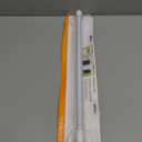 Kenney  Appliance Magnetic Curtain Rod, No-Drill Installation, Multi-use for Metal Windows, Doors, Appliances & Other Metal Surfaces, 5/8" Diameter, Adjustable 1628", White