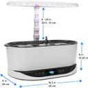 AeroGarden Bounty - Indoor Garden with LED Grow Light, WiFi and Alexa Compatible, White