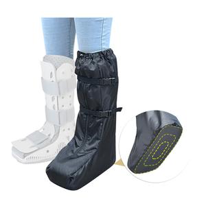 Walking Boot Cover Medical Cast Boot Fracture Tall Walking Boot Cover Orthopedic for Men Women Air Walker Boot Covers for Outdoor Rain Snow Foot Boot Protector with Upgraded Sole