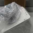 4 Inch Dryer Vent Cover Outside with Mesh, Wall Vent Exhaust Vent Cover Wall Mount Extractor Vent with Flap, Exterior Vent Cover Cap Outdoor Dryer Vent Cover for Dryer Ducting House AC,White