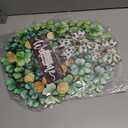 2 x St. Patrick's Day Decorations Wooden Shamrock Door Wreath for Front Door Welcome Sign, St. Patrick's Decor Hanging Sign Farmhouse Outdoor Indoor Shamrock Clover Spring Wall Home Decor