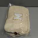 3 x 2025 Graduation Gifts for Her Women Girls,Personalized Belt Bag Waist Packs Trendy Fanny Pack Crossbody Bags,Initial White A,Cream Bag