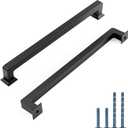 10 Pack 6.3 Inch(160mm) Kitchen Cabinet Handles Matte Black Cabinet Pulls Kitchen Cabinet Hardware Drawer Pulls for Dresser Cupboard Wardrobe