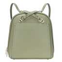 MMS Brands Miztique Daisy Convertible Backpack Purse for Women | Vegan Leather Shoulder Strap Bag or Convertible Backpack | (Sage)