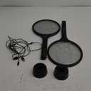 YISSVIC Electric Fly Swatter Bug Zapper Racket 4000V LED Screen Dual Modes Fly Zapper Rechargeable for Indoor Home Office Backyard Patio Camping (Black-2 Pack)