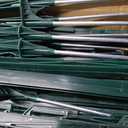 Houseables Electric Fence Posts, Step in Fence Post 4FT, Electric Fencing, Garden Stakes, Garden Poles, Kit for Wire, Deer, Livestock, Temporary, Fiberglass, Plastic, Green, Ground Rod, 4 Feet, 50 PK