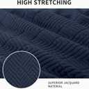 Chair Covers for Dining Chairs,Kitchen Chairs Cover Set of 2,Navy Blue | Stretch Material,Washable,Removable,Chair Covers for Dining Chairs,Protection Against