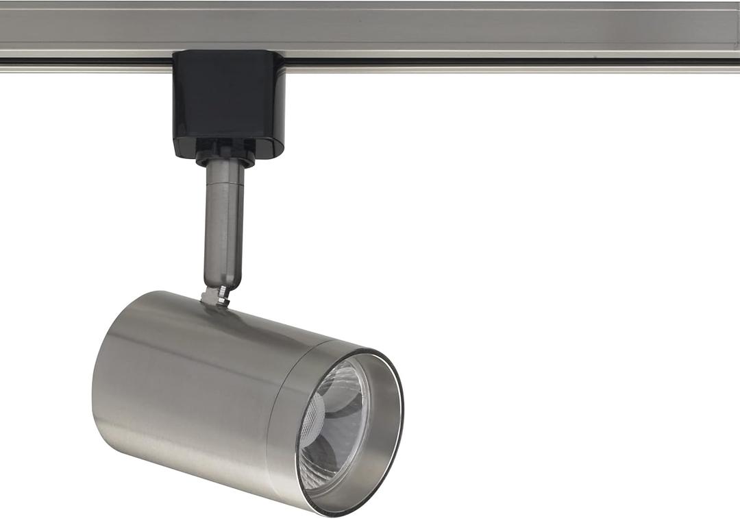Nuvo Lighting TH477 Transitional One Light Track Head in Pwt, Nckl, B/S, Slvr. Finish, 5.19 inches
