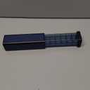 7 Day Weekly Metal Pill Organizer Travel, Daily Pill Box, Cute Portable Pill Case, Large Capacity Pill Holder for Supplements, Pills, Vitamins, Medicine (Matte Blue)