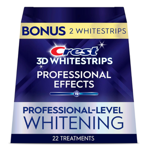 Crest 3D Whitestrips Professional Effects – Teeth Whitening Kit, 22 Treatments (20 + 2 Bonus), Each with 1 Upper/1Lower, 44 Strips – Crest 3DWhite Teeth Whitening Strips