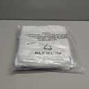 FANPAT 3Pcs Clear Canopy Sidewalls for 10x10 Pop Up Tent, Transparent Window Curtain Cloth, 8 Mil PVC Enclosure Fabric with Zipper, White (Not Including Frame and the top,Sidewalls ONLY)