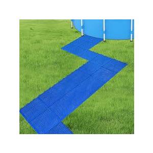 20Pcs Pool Drainage Mat,10.3" x 10.3"Above Ground Walkways, Pool Mat with Multiple Splicing Methods to Prevent Dirt from Entering The Pool,Interlocking Plastic Floor for Pools, Spas, Passways