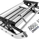 Manual RV Step Single Ladder Step Telescopic Folding RV Entry Stair Replacement for RV Camper Van Motorhome Travel Trailer