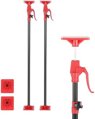 GCCSJ Cabinet Jack Support Pole, 45-114 Inch Adjustable Heights Support Pole, Cabinet Jacks for Drywall Jack Installing Cabinets Third Hand Tool 154 Lb Capacity, Missing part