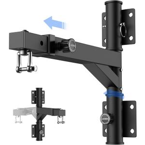 Heavy Bag Hanger - Wall Mount Punching Bag Hanger, Adjustable Heavy-Duty Boxing Bag Wall Bracket, Punching Bag Mount Stand for Home or Gym, for Kickboxing Bag, Muay Thai Bag,Etc (Supports up to 800Ib) (17.5-26 Length Adjustable and Foldable Side)