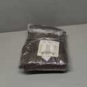 YoungsTex Extra Long Brown Linen Curtains 95 Inch Length for Living Room, Light Filtering Drapes Semi Sheer with Grommet Rustic for Dining Bedroom, 2 Panels, 52 X 95 Inch (Brown Color)