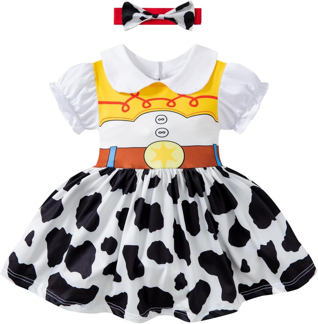 LATOBREATH Little Baby Girl Princess Dress Fancy Party Outfit Birthday Clothes, 9-12 Months 