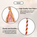 6 Pieces Graduation Cords,Red White and Gold Honor Cords,68 Inch