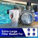 Aquastrong In/Above Ground Pool Pump High Flow Self Primming Swimming Pool Pump,Ocean Blue