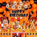 HJINGY 173 PCS Basketball Party Decorations, Basketball Birthday Decorations with Basketball Balloons, Basketball Backdrop, Tablecloth, Birthday Banners, Cake Toppers, Basketball Plates Napkins etc