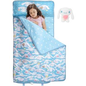 Juju Blue Kawaii Nap Mat - Kawaii Stuff Toddler Nap Mat - Nap Mats for Preschool - Kids Sleeping Bag - Kawaii Accessories Nap Mats for Preschool - Sleeping Bag for Kids