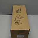 Zakkart Cat Perch for Window Sill with Bolster - Orthopedic Hammock Design with Premium Hardwood & Robust Metal Frame - Cat Window Seat for Large Cats and Kittens - Natural Color Wood Gray Bed, 24''W