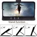 SUANPOT for Samsung Galaxy S23 Ultra Wallet case with RFID Blocking Credit Card Holder,Flip Book PU Leather Protective Cover Women Men for Samsung S23Ultra Phone case Black