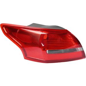 F1EZ-13405-B Driver Side Taillamp Assembly Compatible with Focus Sedan 2015-2018 (Left Side) Tail Light Rear Break Light Lamp Assembly