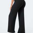 YEOREO Workout Leggings Womens No Front Seam Straight Leggings 29" High Waist Buttery Eddiy Gym Yoga Pants (Black, S)