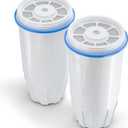 Water Filter Replacement 5-Stage Fit for Zero 32 Cup Dispenser and Pitcher Filter, Compatible with Zero Filter 2 Pack, ZR-001 ZR-017 ZR-004 ZP-006 ZD-013 ZS-008, Reduce Lead, By BOGDA