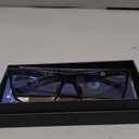 ANYLUV Blue Light Blocking Glasses Men Computer Gaming Glasses Lightweight Al-Mg Metal Anti Eyestrain Eye Protection (A1- Black(everyday Protection))