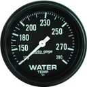 Auto Meter 2313 Autogage Water Temperature Gauge Black dial/Black bezel, 2 5/8"