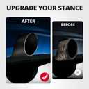 EVIL ENERGY 3 to 4 inch Exhaust Tip 3'' Inlet 4'' Outlet 12'' Length