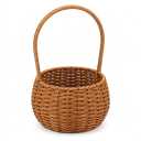 Woven Basket Portable Decorative Flower Basket for Wedding Gift Storage and Rustic Home Decor