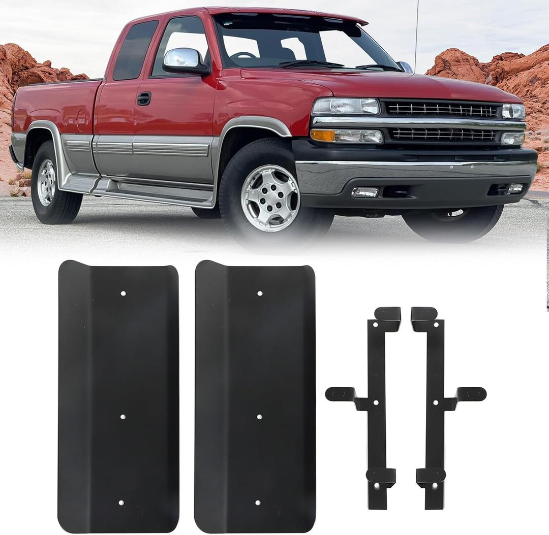 LS Coil Cover & Brackets for Chevrolet Silverado Sierra 1999-2006, Engine Ignition Coils Protection Coil Covers for 4.8L 5.3L 6.0L Engines