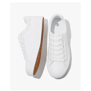 Adokoo Women's Fashion Sneakers PU Leather Casual Shoes,Size 9.5