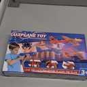 Fuwidvia 3 Pack Airplane Launcher Toys, 13.2'' Spider LED Foam Glider Catapult Plane Toy for Boys, 2 Flight Modes Outdoor Flying Toys Birthday Gifts for Boys Girls 4 5 6 7 8 9 10 11 12 Year Old (Red&blue&orange)